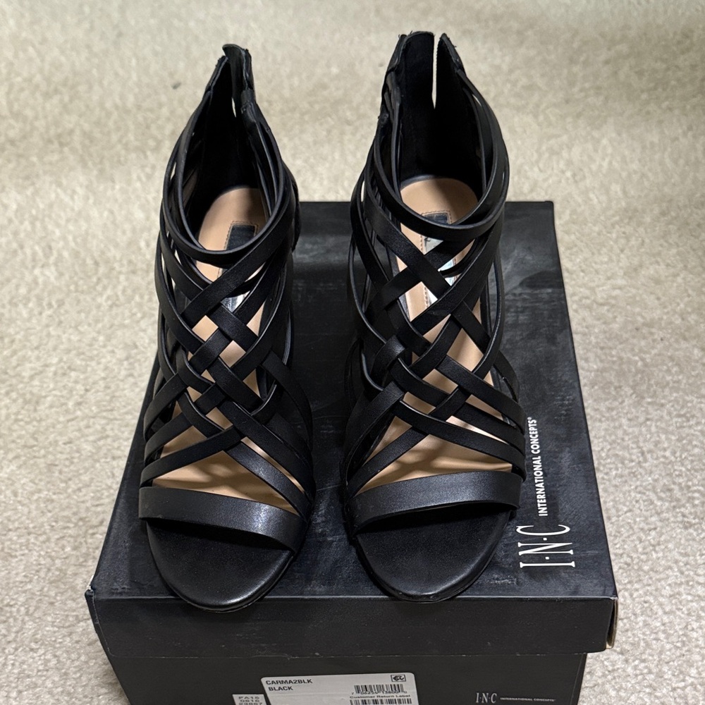 INC International Concepts Women's Elegant Black Heels